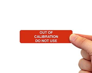 Out Of Calibration Labels