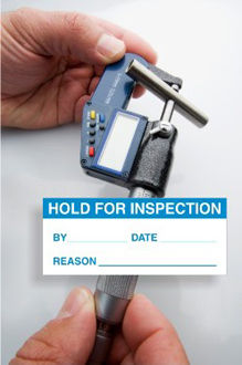 Hold For Inspection Labels