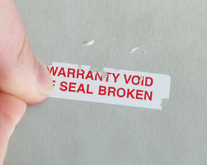 Rectangular Destructible Labels