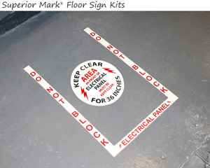 Keep Clear Area Superior Mark Floor Tape