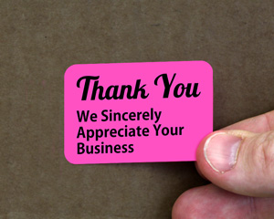 Thank You Grab a Label