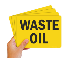 Waste Oil Signs