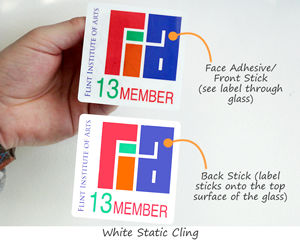 White Static Cling 
