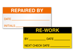 Repair/Rework Labels