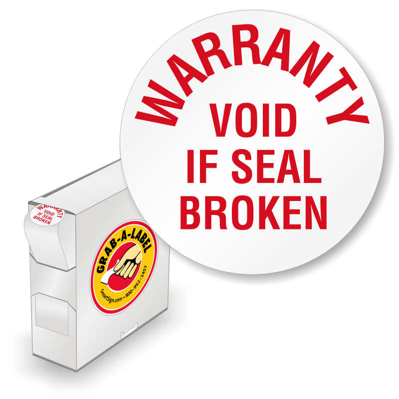 1000pcs Warranty Damaged Protection Security Label Sticker Seal Fragile Label&VF