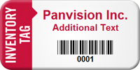 Inventory Tag  with Barcode