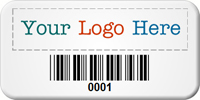 SunGuard Asset Label Company Name with Barcode