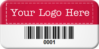 Custom Barcode Tags 3/4 in. x 1 1/2 in.