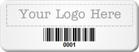 Custom Barcode Tags 3/4 in. x 2 in.