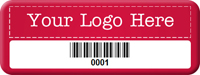 Custom Barcode Tags 3/4 in. x 2 in.