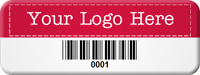 Custom Barcode Tags 3/4 in. x 2 in.