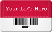 Custom Barcode Tags 1 1/4 in. x 2 in.
