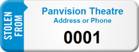 Customized Stolen From Number Asset Tag