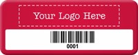 Add Your Logo Here Tag with Barcode