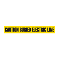 Caution: Buried Electric Line