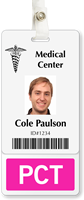 PCT Badge Buddy For Vertical ID Cards