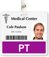 PT Badge Buddy For Horizontal ID Cards