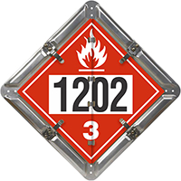 2 Legend Flip n Lock™ Canadian Fuel Placard Set