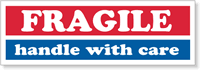 Fragile Handle Care Label