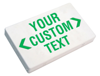 Custom Exit Sign  Green