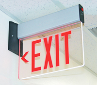 Universal Mount Edge Lit LED Exit Sign