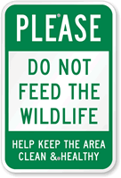 Keep Clean Sign