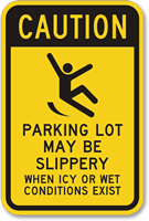 Parking Lot May Be Slippery