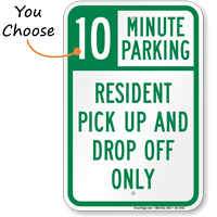 Resident Pick up and Drop off Only
