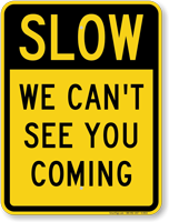 Slow We Can't See You Coming