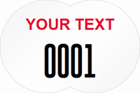 Butterfly Custom Template  Numbering