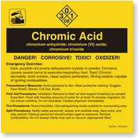 ANSI Chemical Label