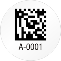 Circular 2D Custom Template  Barcode