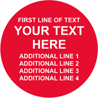 Circular Custom Template  Text