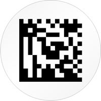 Circular 2D Custom Template  Barcode