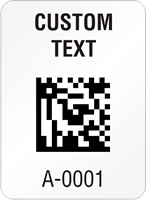 Rectangular 2D Custom Template  Barcode