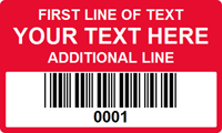 Rectangular Custom Template  Barcode