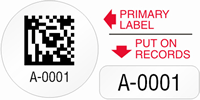 Circular 2D Custom Template  Barcode