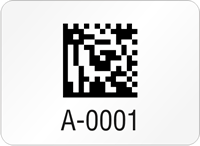 Rectangular 2D Custom Template  Barcode