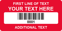 Rectangular Custom Template  Barcode