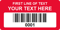 Rectangular Custom Template  Barcode