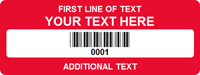 Rectangular Custom Template  Barcode