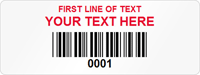 Rectangular Custom Template  Barcode