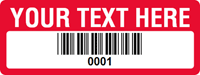 Rectangular Custom Template  Barcode