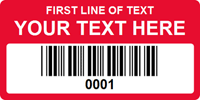 Rectangular Custom Template  Barcode