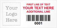 Rectangular Custom Template  Barcode