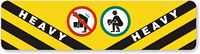 Man Lifting Box Graphic Label