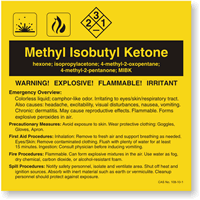 ANSI Chemical Label