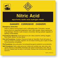 ANSI Chemical Label