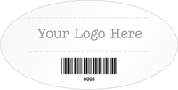 Oval Custom Template  Barcode
