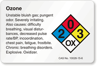 PCB NFPA Chemical Hazard Label